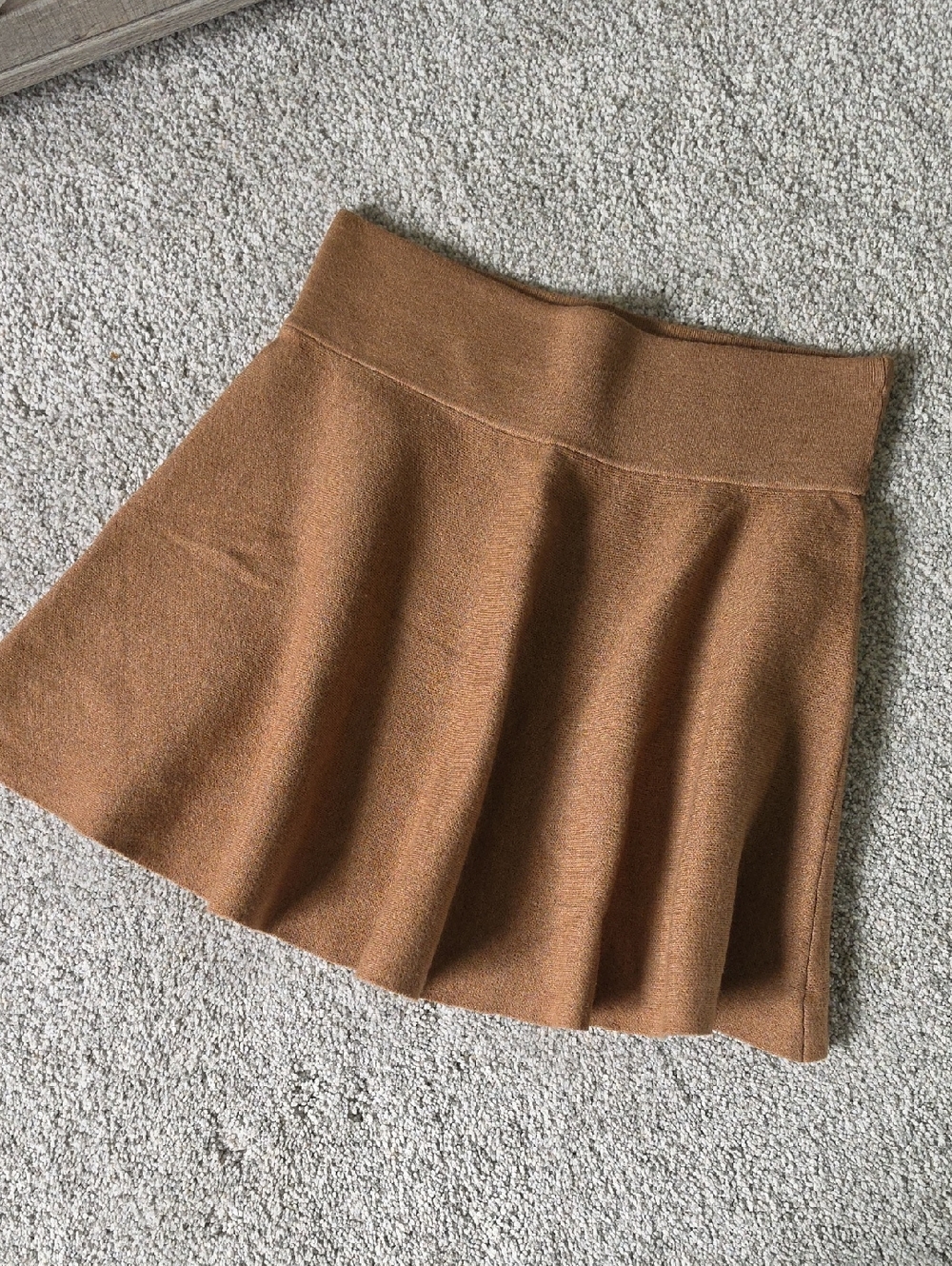 a new day Tan Brown Circle Skirt